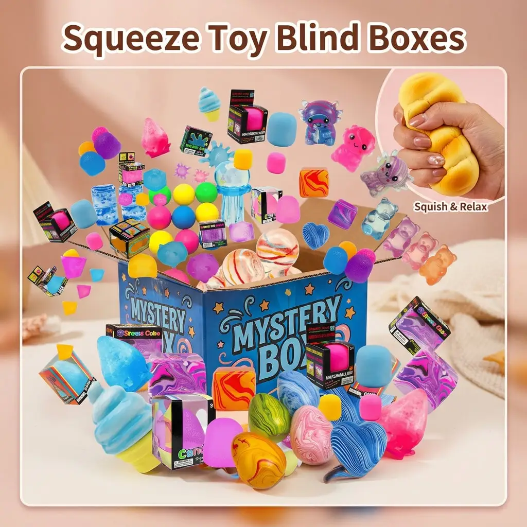 Mystery Squishy Blind Box, Slo - مراجعة Mystery Box Blind Bag وسعره