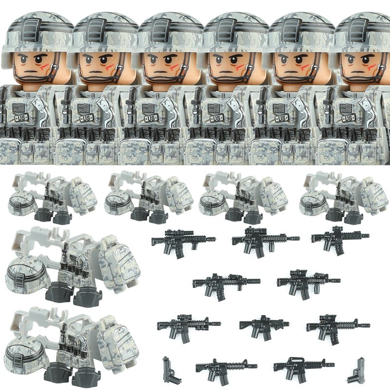 US Army Combat Uniform Special - مراجعة Lego Minifigure Holder وسعره