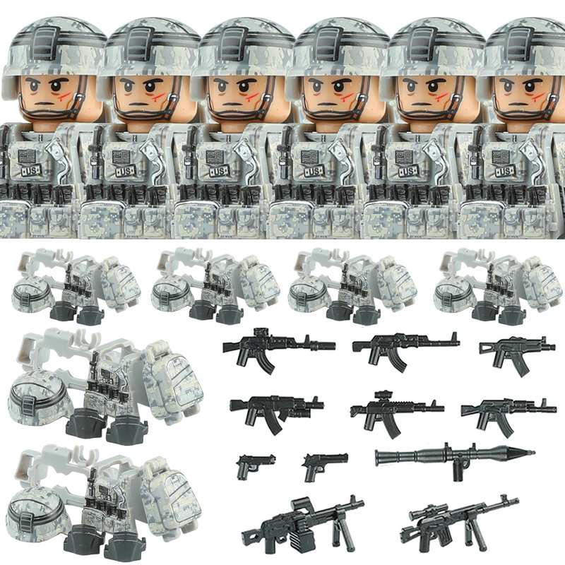 US Army Combat Uniform Special - مراجعة Lego Minifigure Holder وسعره