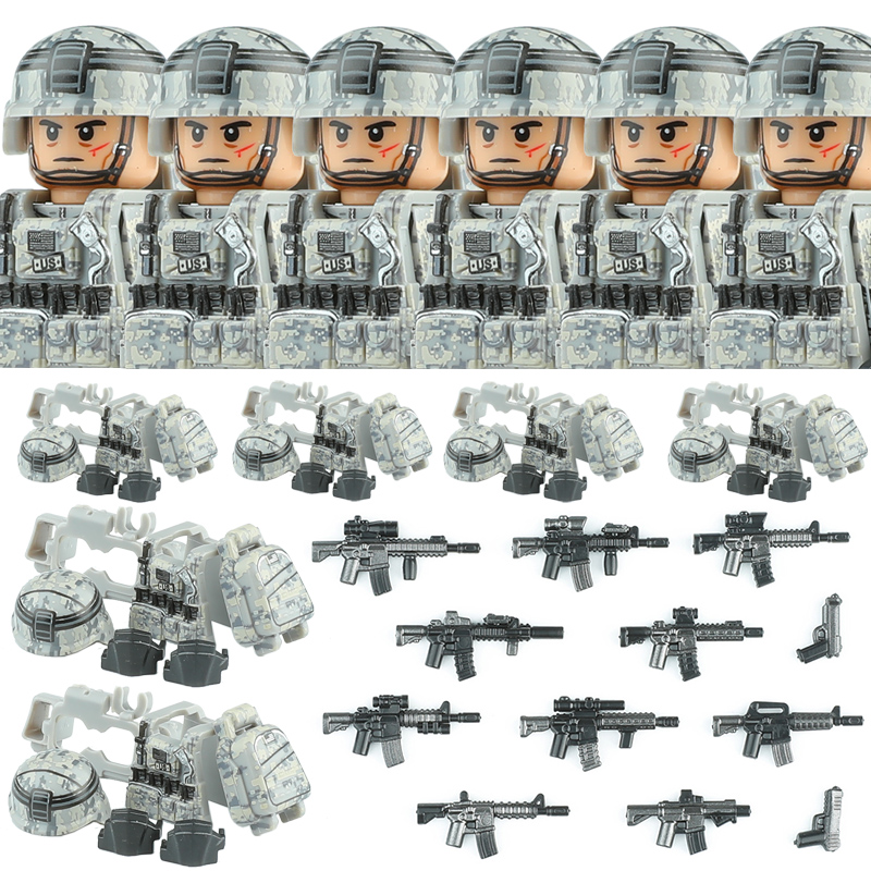 US Army Combat Uniform Special - مراجعة Lego Minifigure Holder وسعره