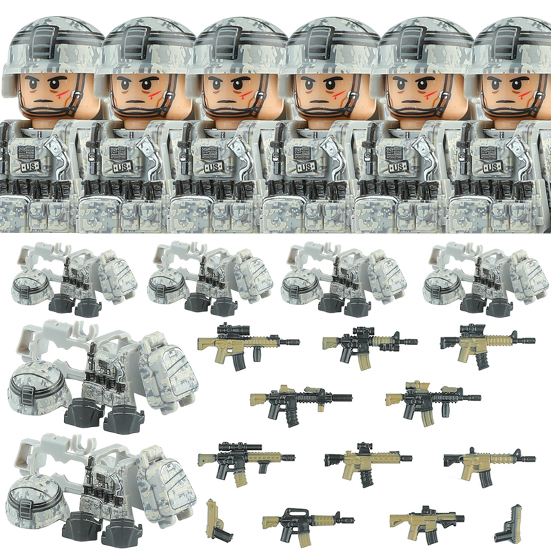 US Army Combat Uniform Special - مراجعة Lego Minifigure Holder وسعره