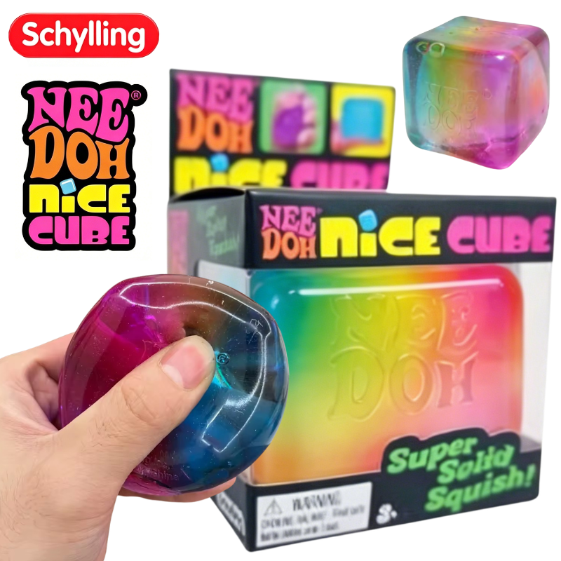 Schylling NeeDoh Rainbow Cube  - مراجعة Fidget Cube Original وسعره