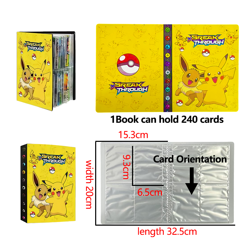 Pokemon 240 Card Album Book Ga - مراجعة Pokemon Binder Card وسعره