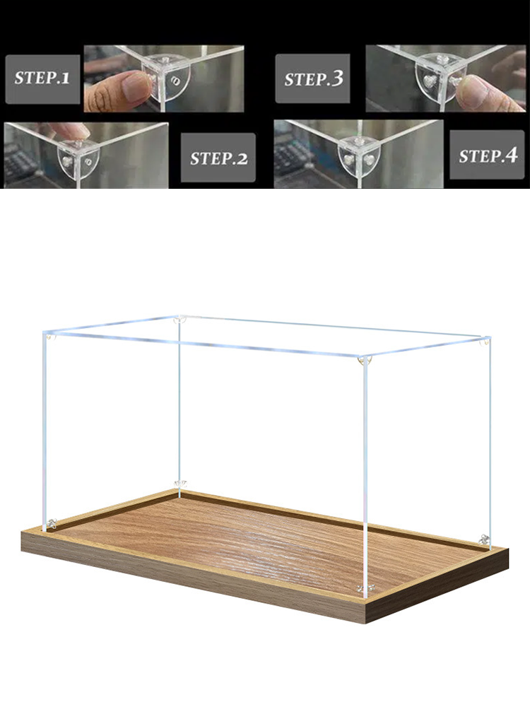 Transparent Acrylic Display Ca - مراجعة Display Case Acrylic وسعره