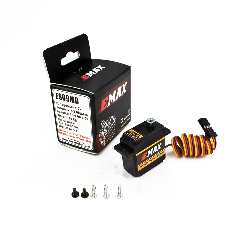 14g Micro Digital Servo ES09MD - مراجعة Model Airplane Plastic وسعره