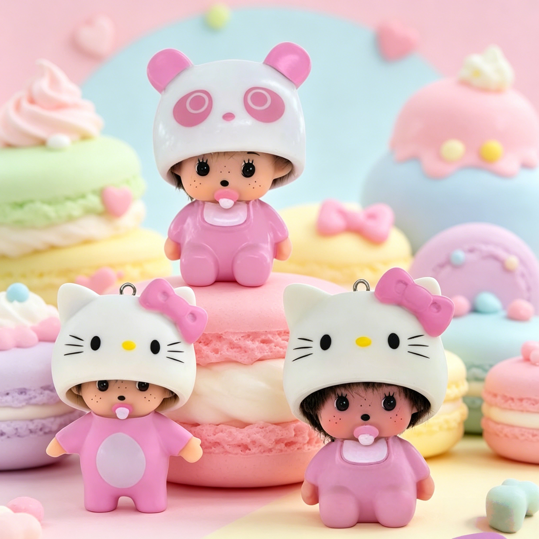 Cute Hello Kitty Keychain Anim - مراجعة Vinyl Figure Blank وسعره