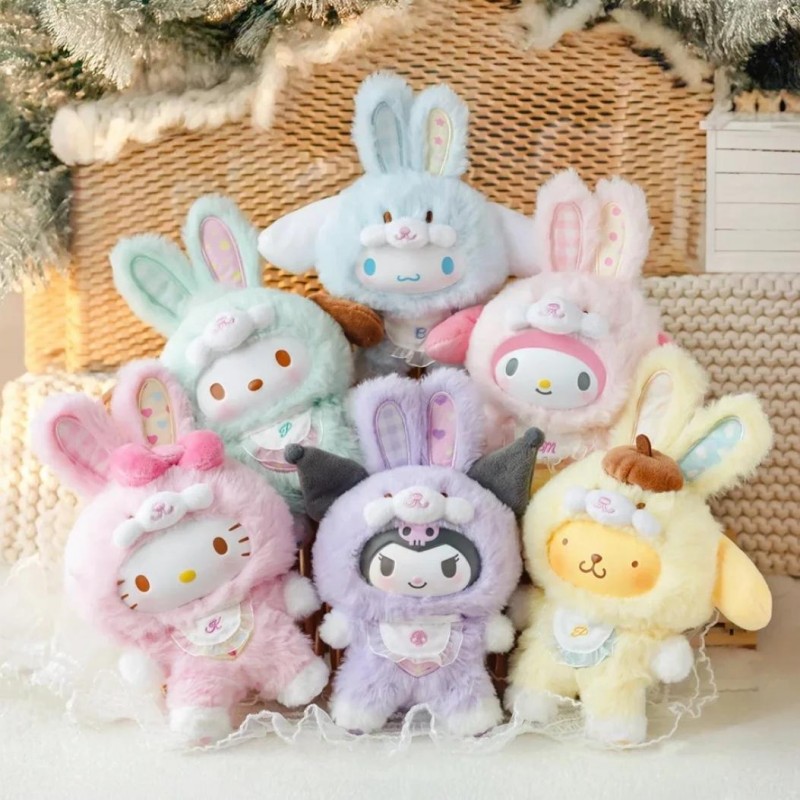 Sanrio Elf Bunny Baby Series B - مراجعة Vinyl Figure Blank وسعره