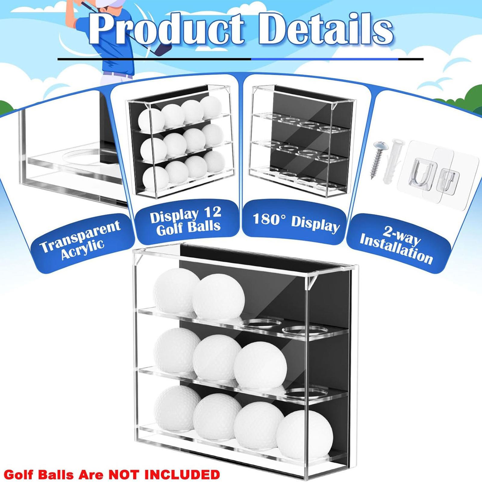 Acrylic Golf Ball Display Case - مراجعة Display Case Acrylic وسعره