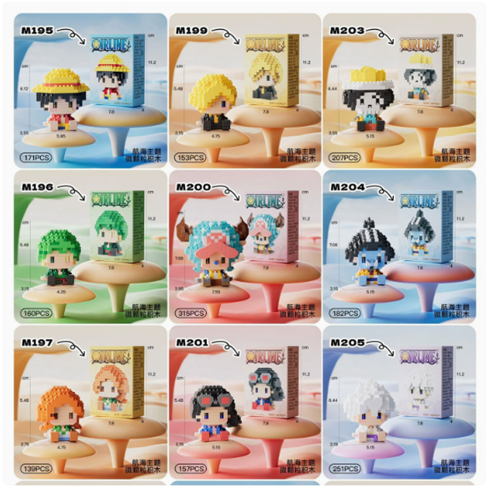 New ONE PIECE Sun God Nika Luf - مراجعة Building Block Mini وسعره