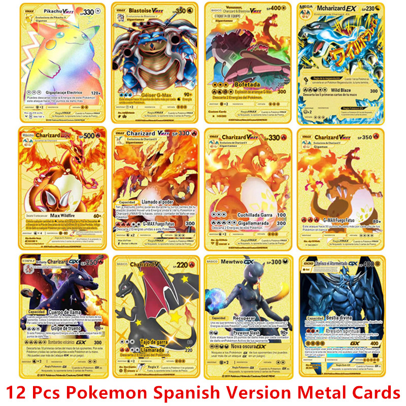 English Espanol Version 6-12 P - مراجعة Pokemon Binder Card وسعره