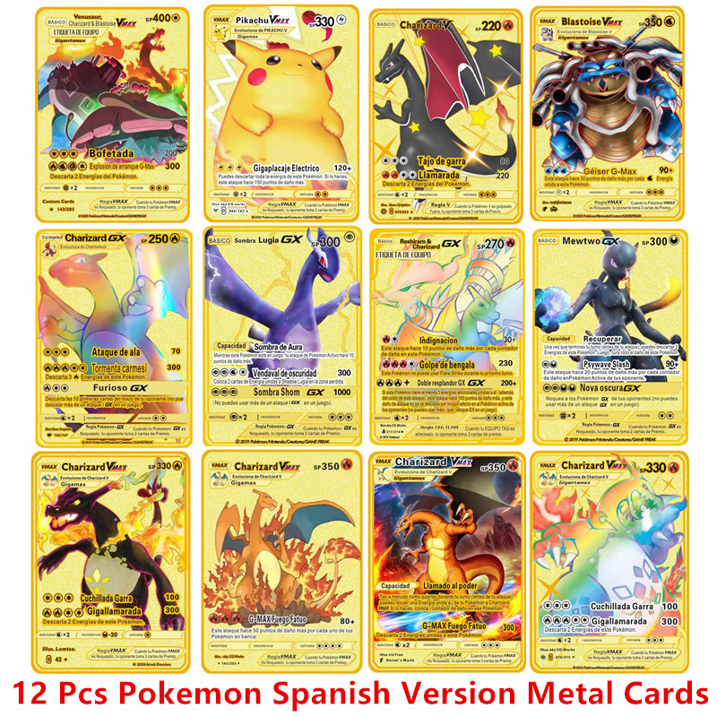 English Espanol Version 6-12 P - مراجعة Pokemon Binder Card وسعره